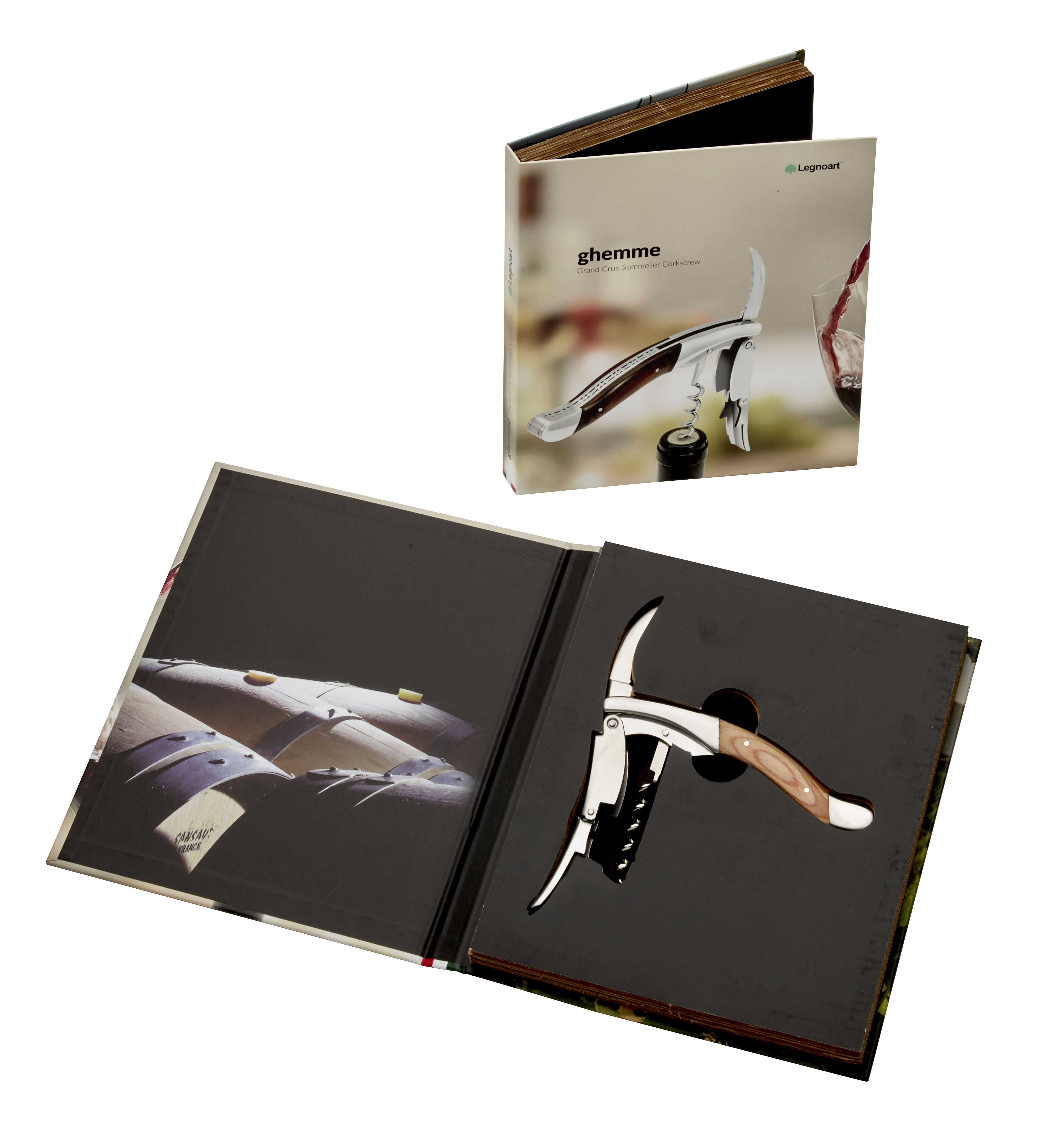 Legnoart AMARONE WF200L proptrækker, lyst træskaft Legnoart AMARONE WF200L proptrækker, lyst træskaft